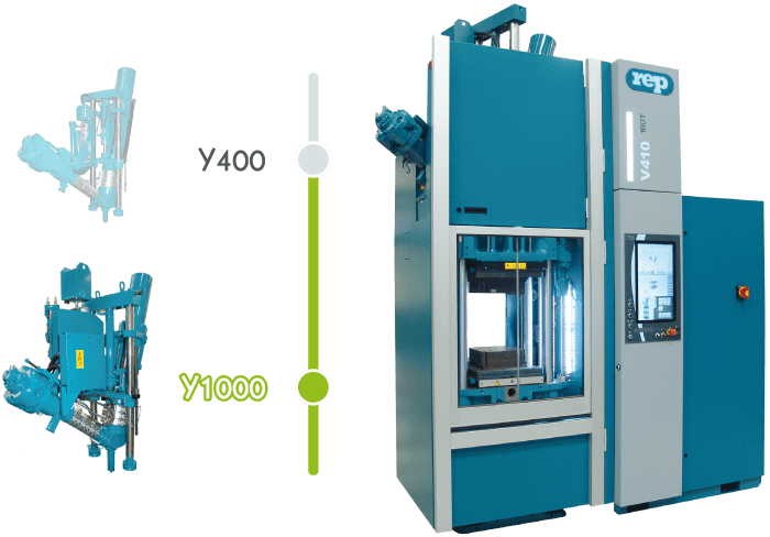 macchina per stampaggio a iniezione di elastomeri V410 Y1000 