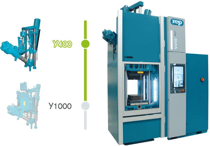 macchina di stampaggio a iniezione gomma V410 Y400 