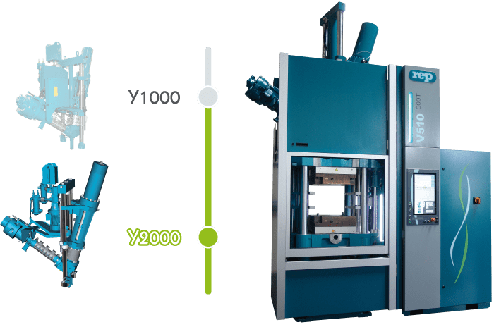 rubber molding press V510 Y2000 