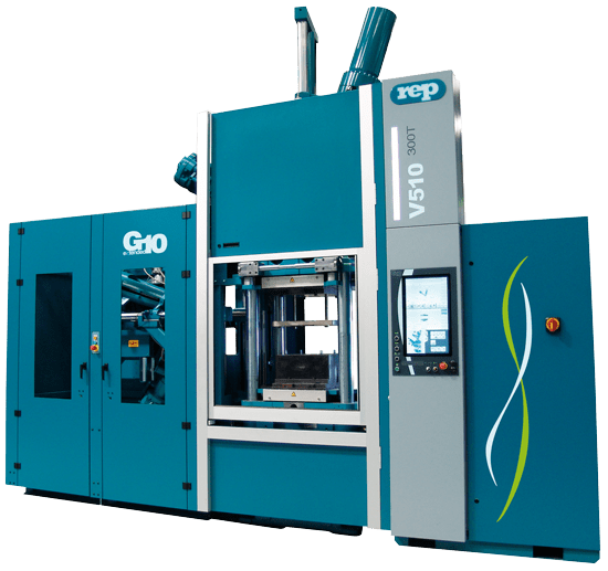 La macchina per stampaggio a iniezione della gomma multi-stazione e bi-mescola